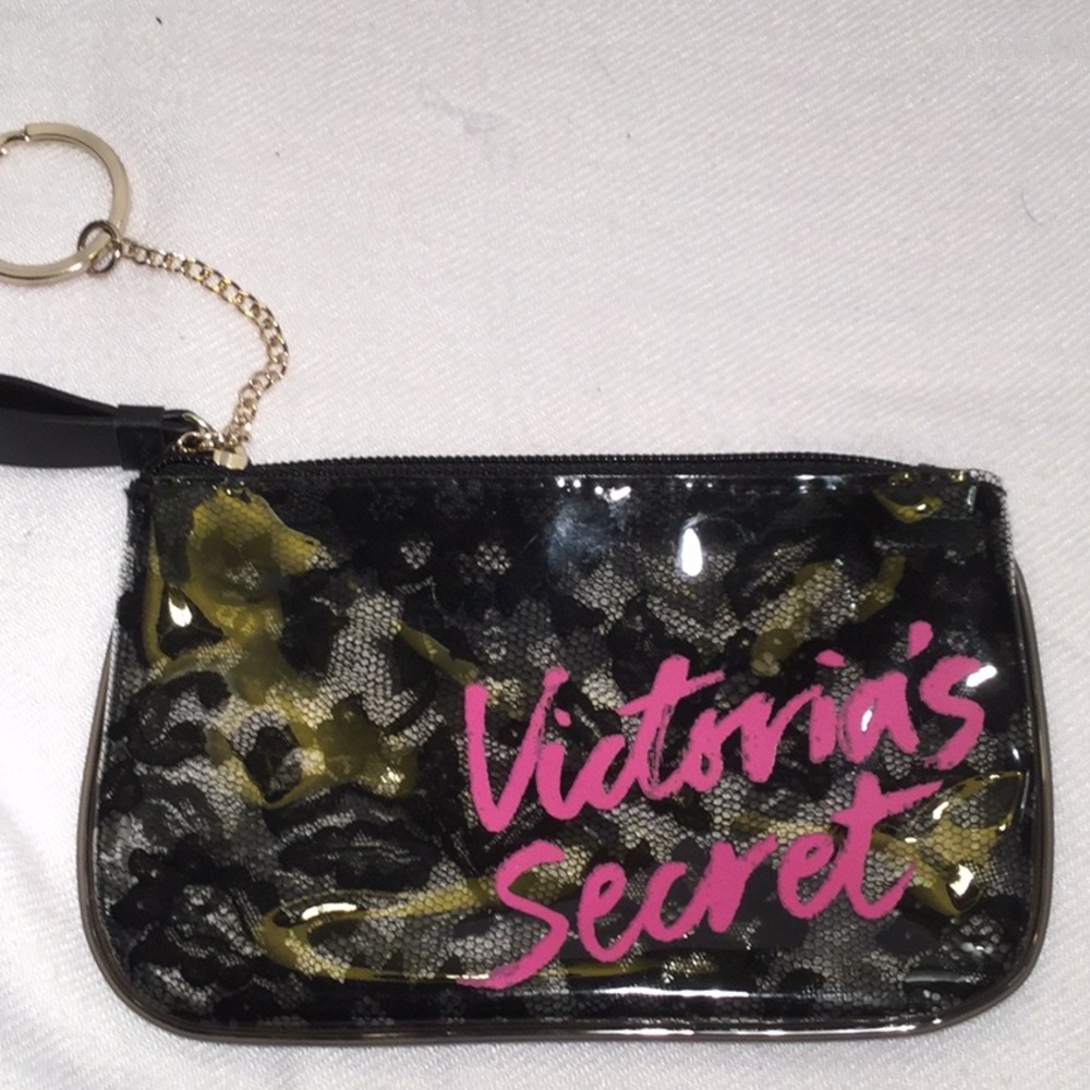 Victoria’s Secret wristlet key ring pouch